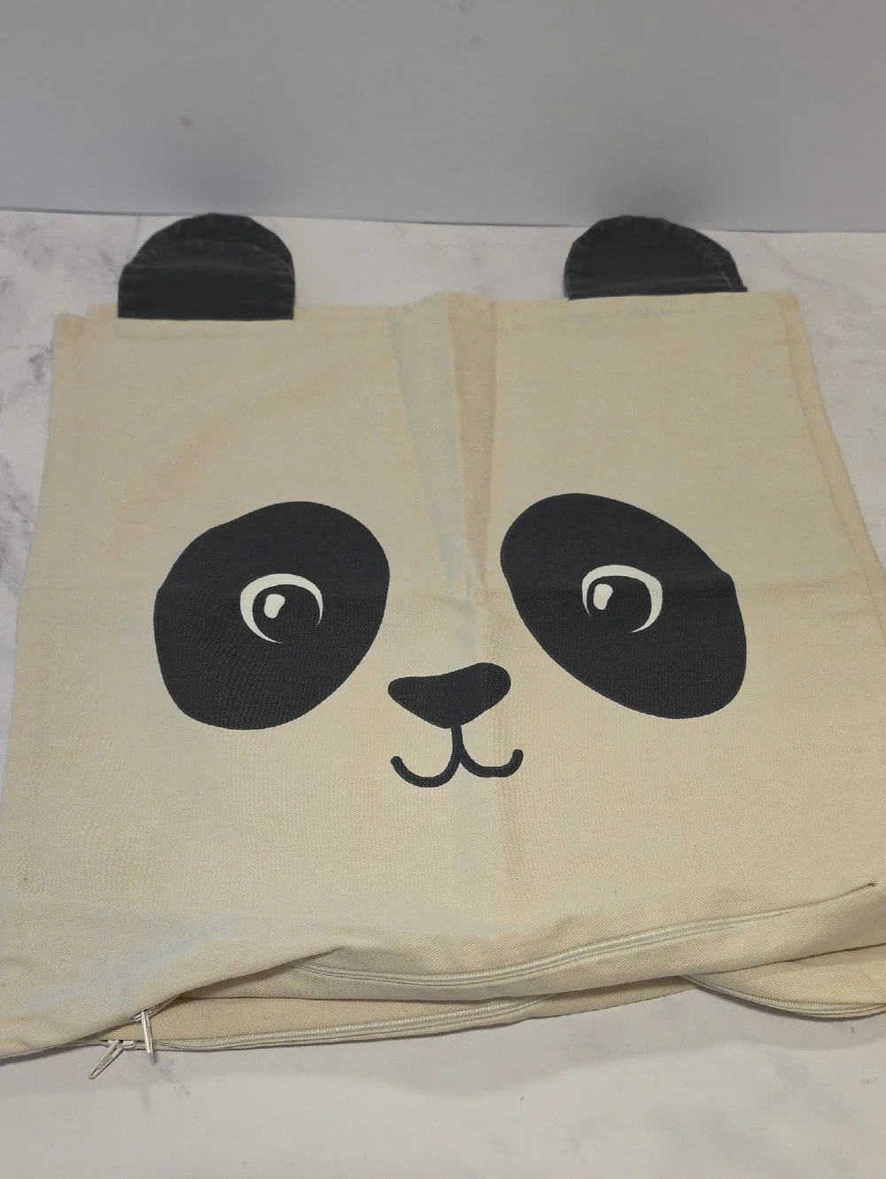 Panda White & Black Set Of  2 Pillow Covers